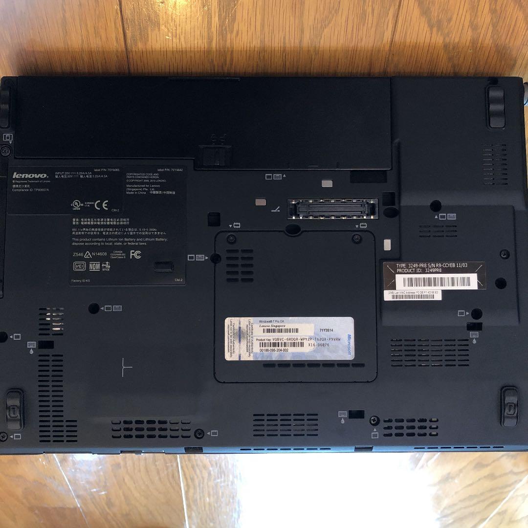 レノボX201 ノートパソコン Corei7 2GB win7pro