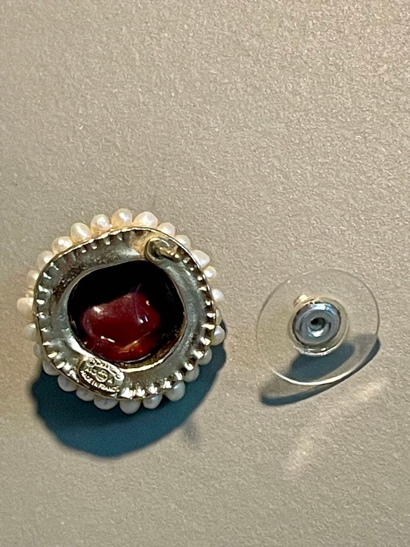 【正規品】CHANEL (シャネル) ストーン ピアス A13A 片耳