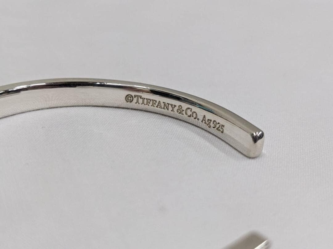 ティファニー/1837ナローカフMD/スターリングシルバー/ブランドネーム刻印