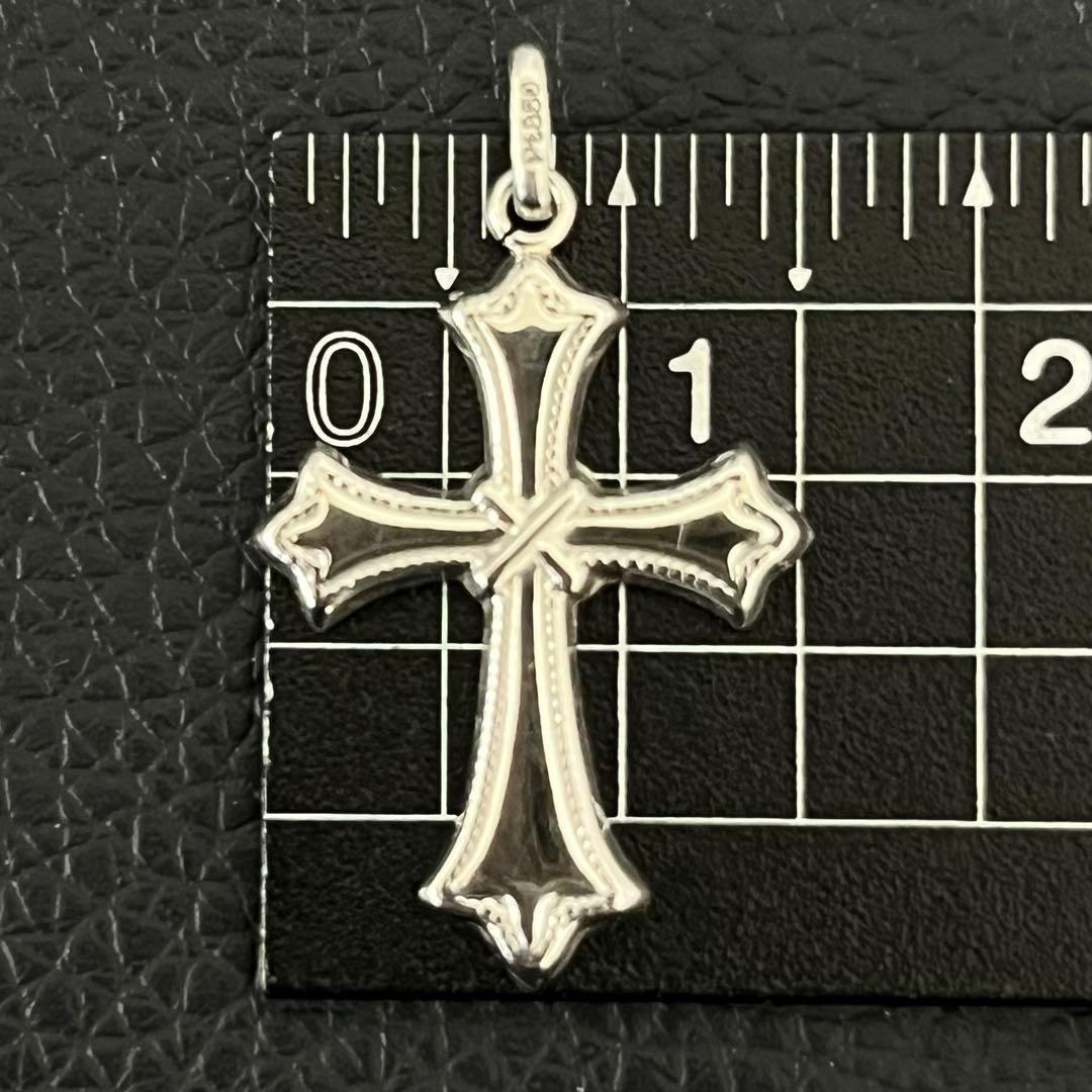 (C080506)Pt850 ネックレストップ 十字架 チャーム アクセサリー