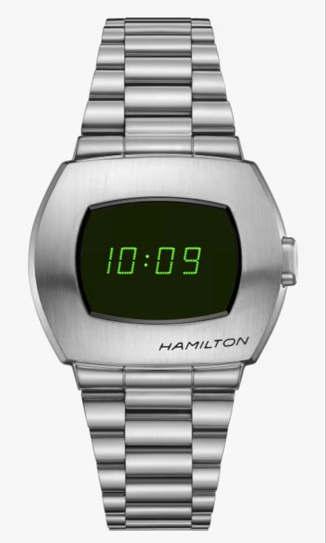 美品 HAMILTON ハミルトン PSR H524140 グリーン LED