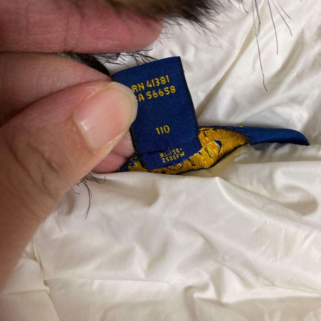 美品　ポロラルフローレン　ポロベアダウンジャケット　110