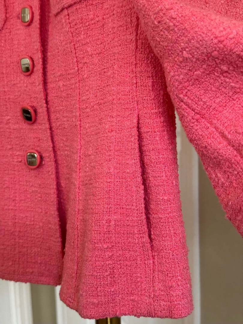 JOCONDE ジョコンダ ツイードジャケット ピンク フランス製生地