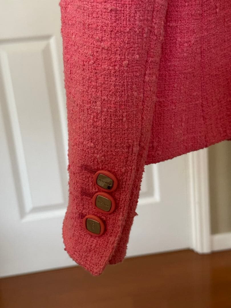 JOCONDE ジョコンダ ツイードジャケット ピンク フランス製生地