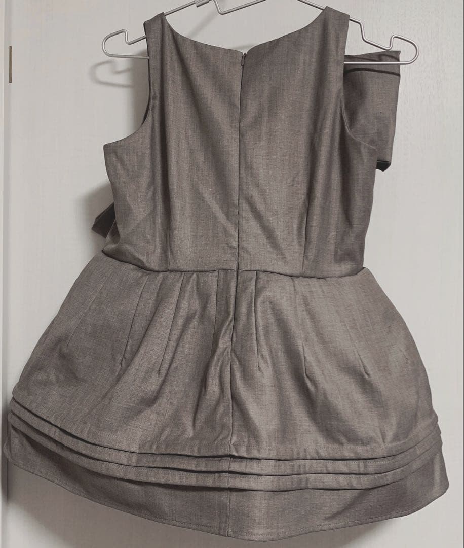 【新品】Bibiy リボンビスチェ　ブラウン