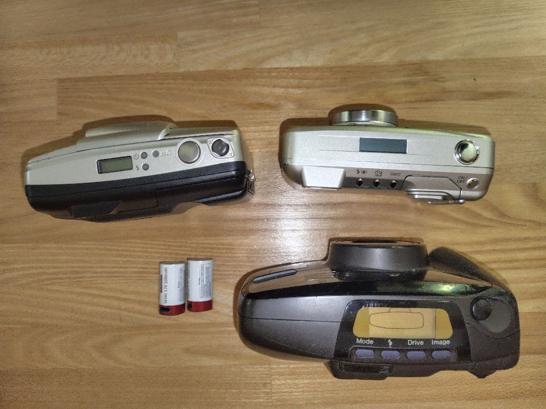 電池付き、フィルムカメラ3台セット稼働品