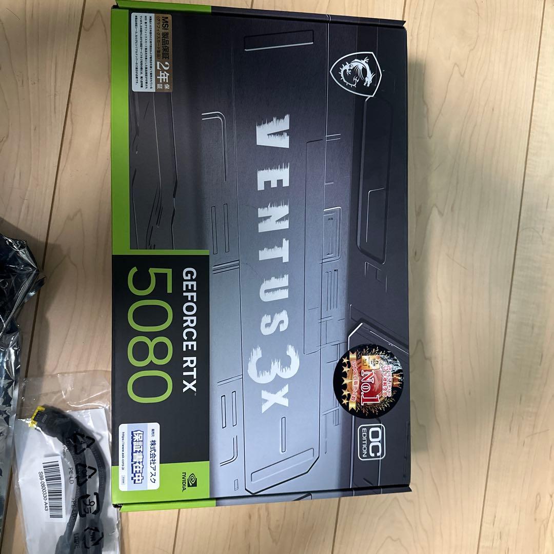 中古　MSI GEFORCE RTX 5080 グラフィックボード
