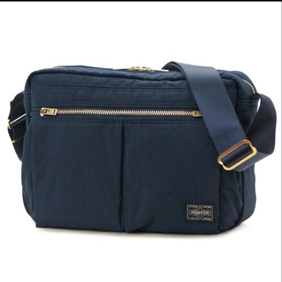 【ほぼ新品】PORTER DRAFT ペーパー ナイロン ショルダーバッグ