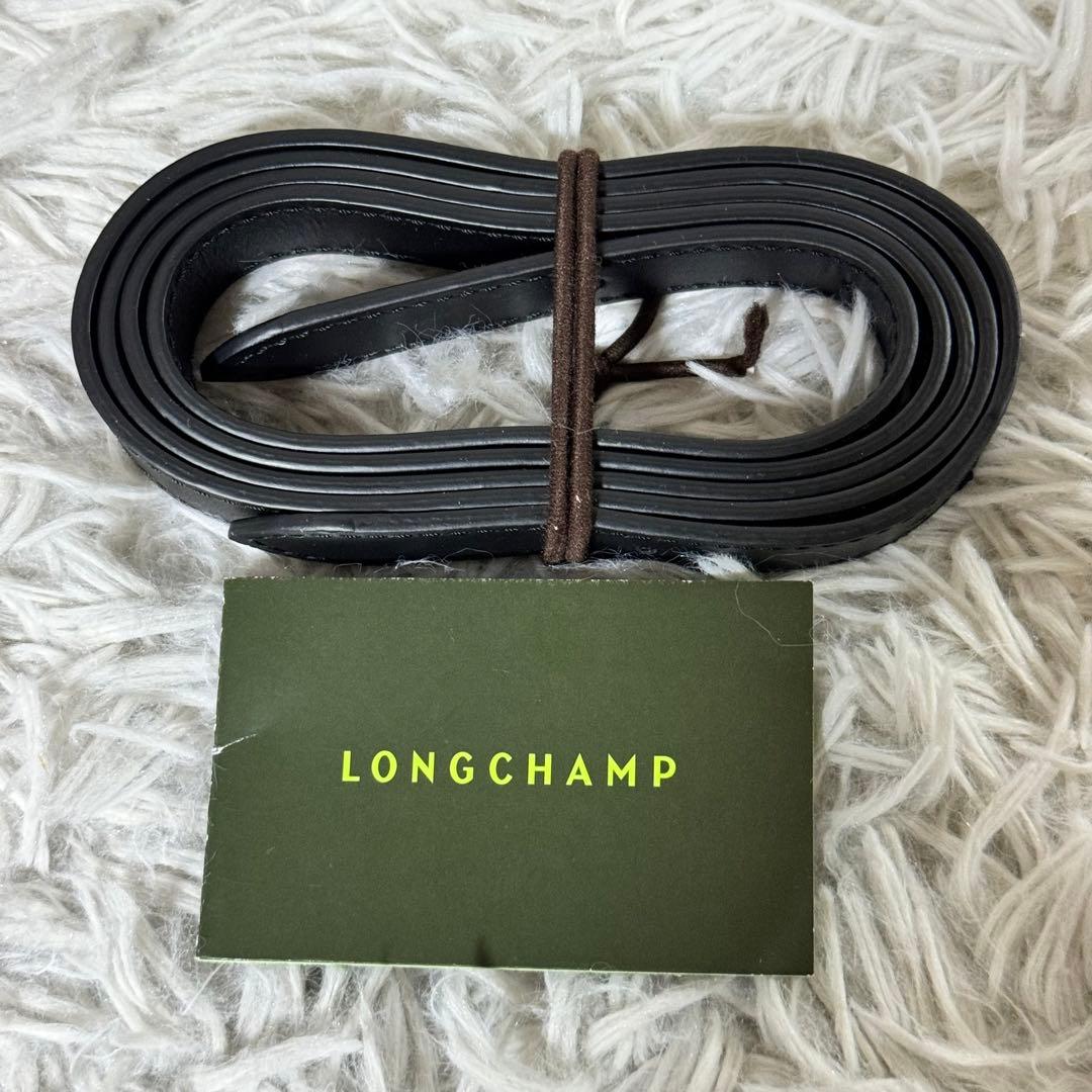 未使用級✨Longchamp ロンシャン ボックストロット　ブラック　レザー