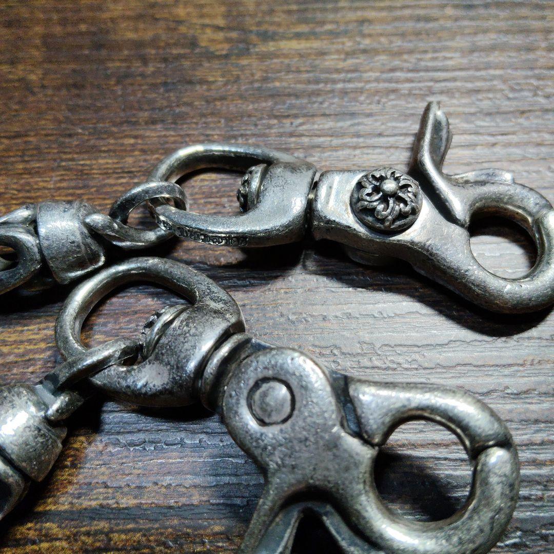 アージェントグリームダブルクリップ ウォレットチェーン