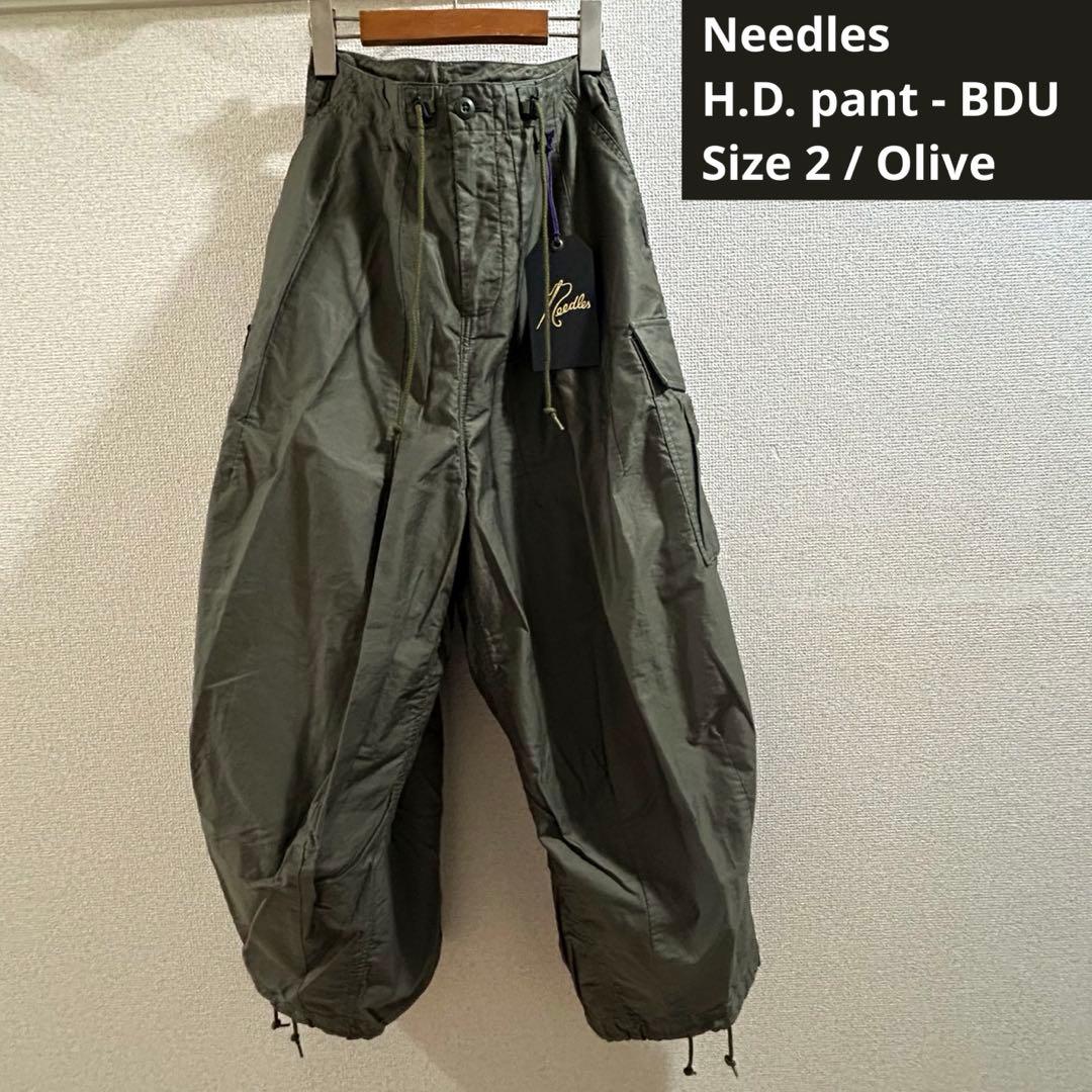 【新品/未使用】Needles H.D. pant - BDU オリーブ
