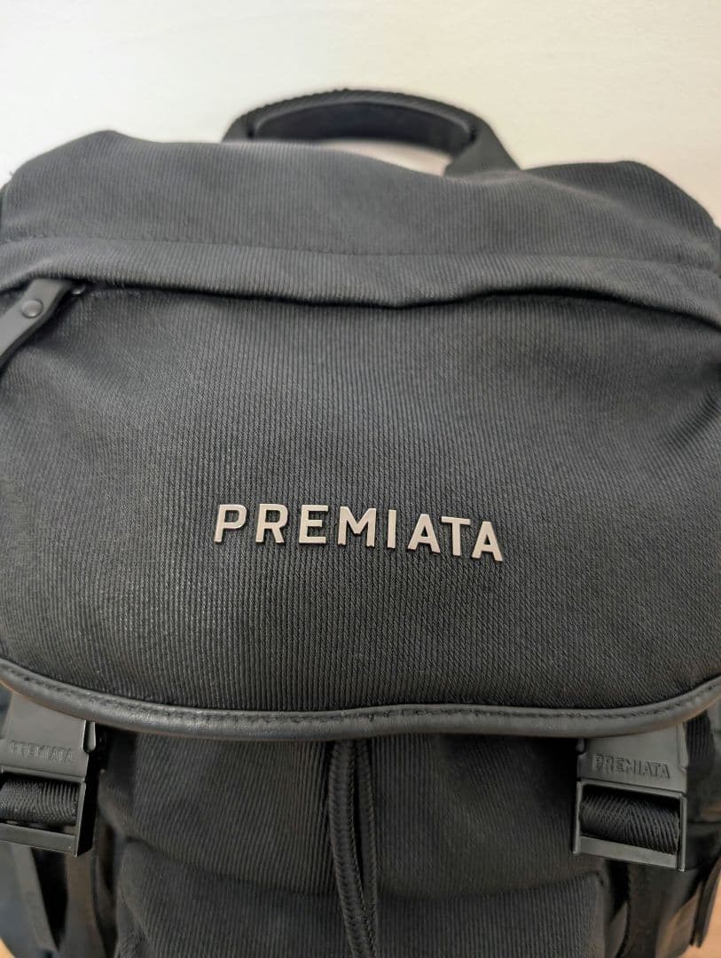 Premiata（プレミアータ）Booker ロゴ バックパック ブラック