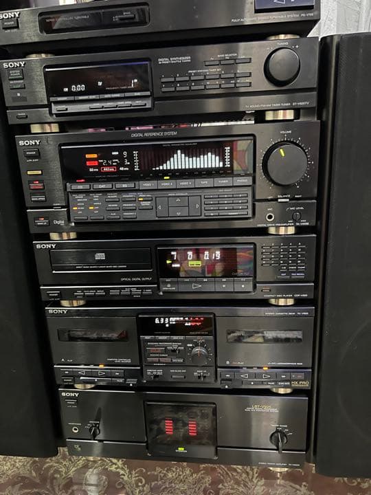 内蔵ブルーツゥース変更可能SONYリバティ LBT-V925 中古品レコード付き