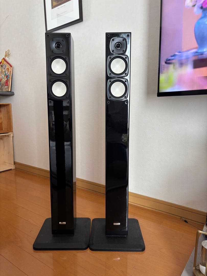 オンキョー フロアスタンディングスピーカー ブラック