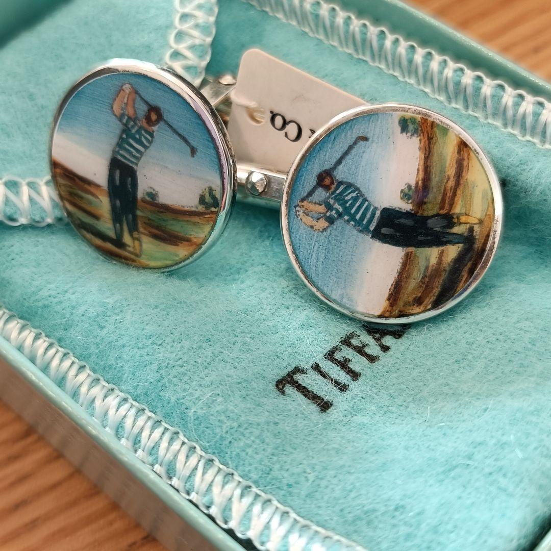 ティファニー　カフス　925 　ゴルフ