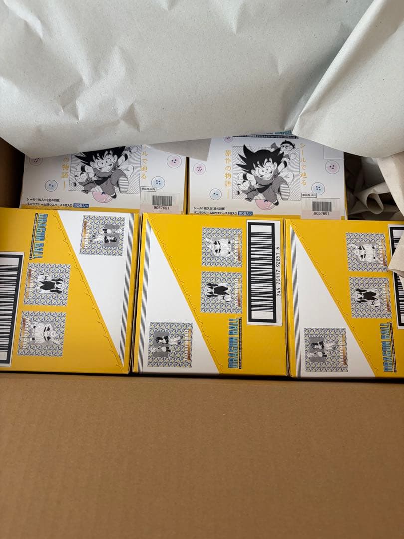 【新品未開封】ドラゴンボール ウエハース 40周年記念シールウエハース2弾　5箱