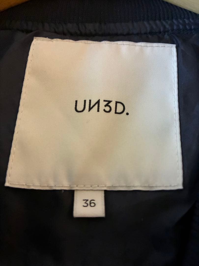 UN3D アンスリード レイヤードキルティングブルゾン　36