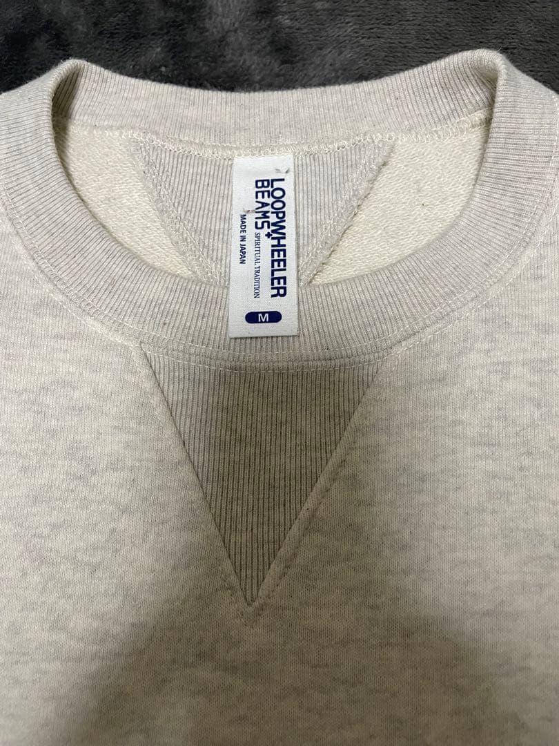 loopwheeler beams ビームスプラス別注 オートミール スウェット