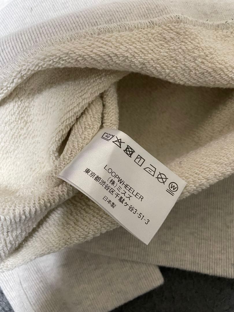 loopwheeler beams ビームスプラス別注 オートミール スウェット