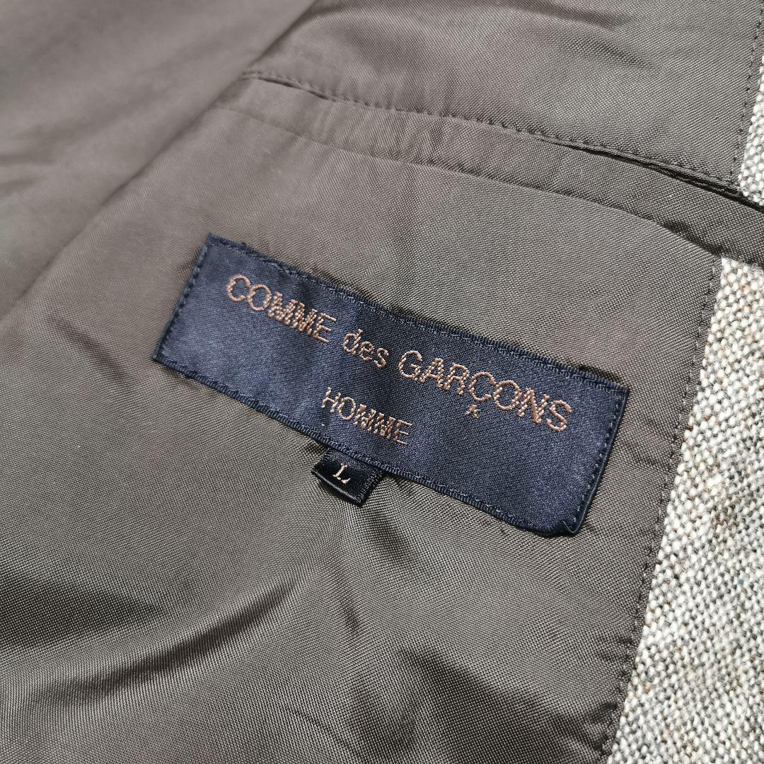 美品 コムデギャルソンオム ツイード テーラードジャケット 田中オム Lサイズ