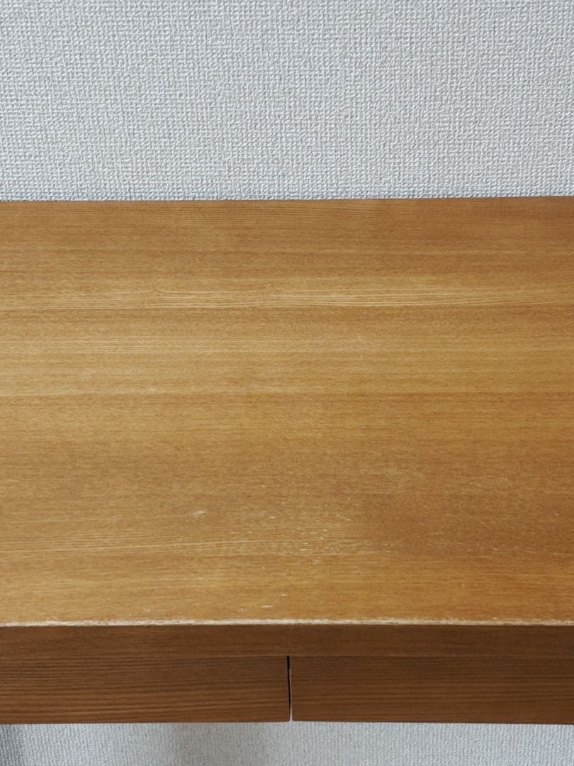 無印良品　タモ材デスク　学習机