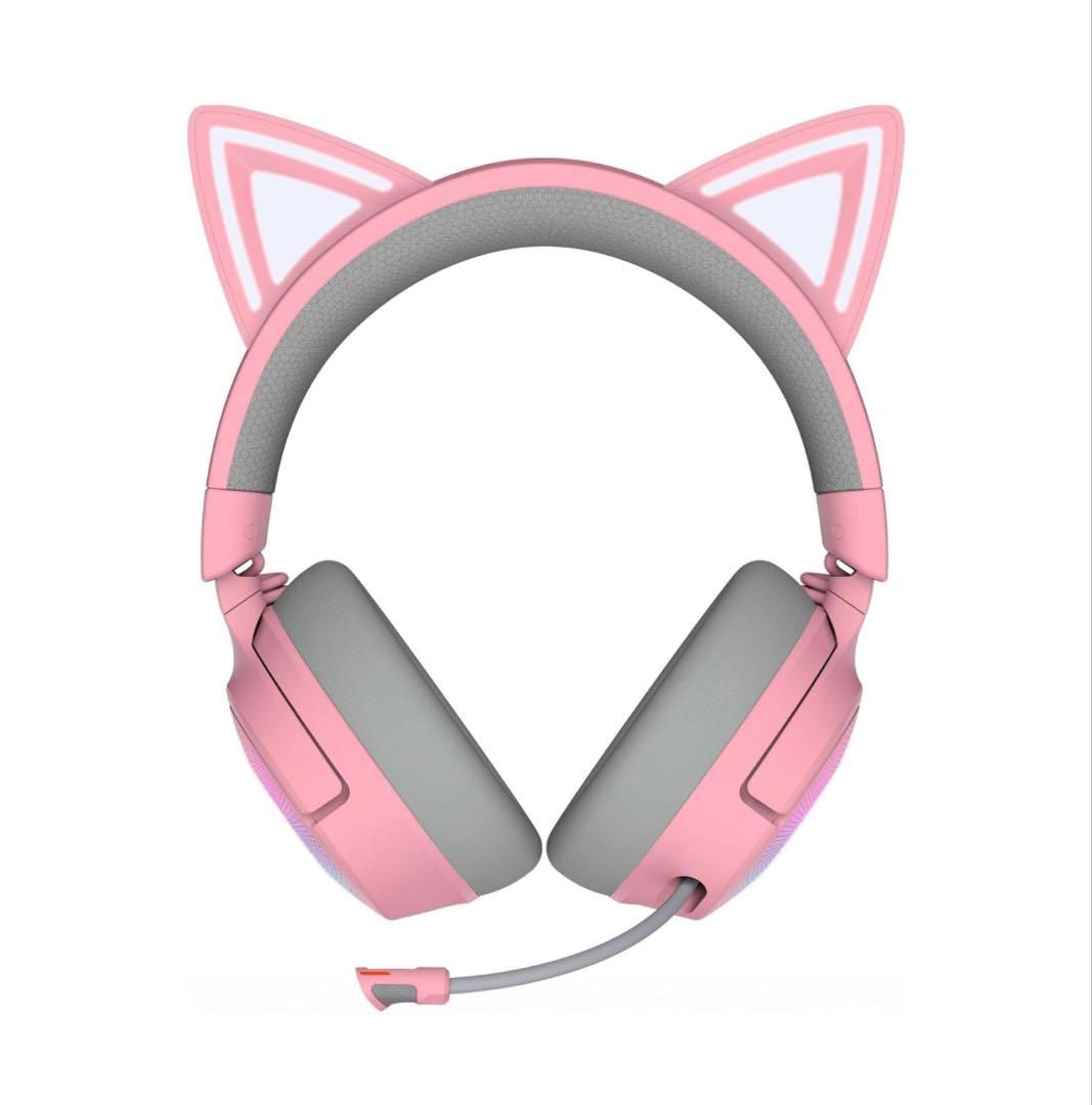 ヘッドホン Razer Kraken Kitty V3 Pro Quartz Pink