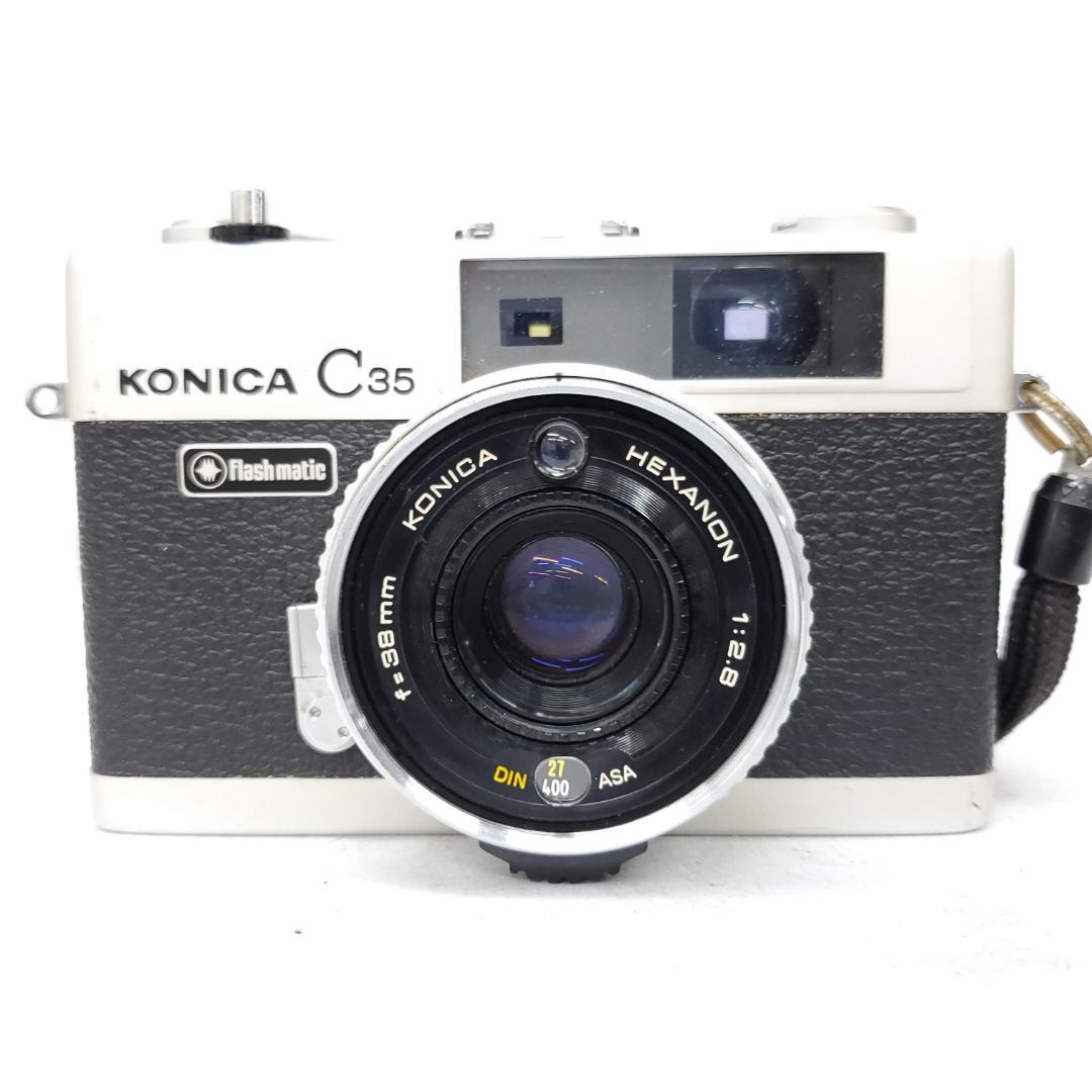フィルムカメラ KONICA C35 Flash matic F1225-210-5p p
