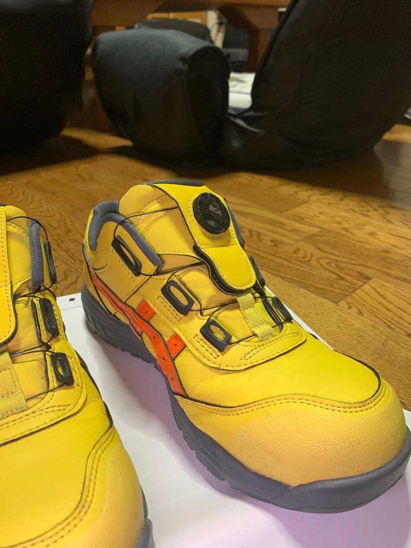 ASICS CP306 BOAシステム安全靴 イエロー