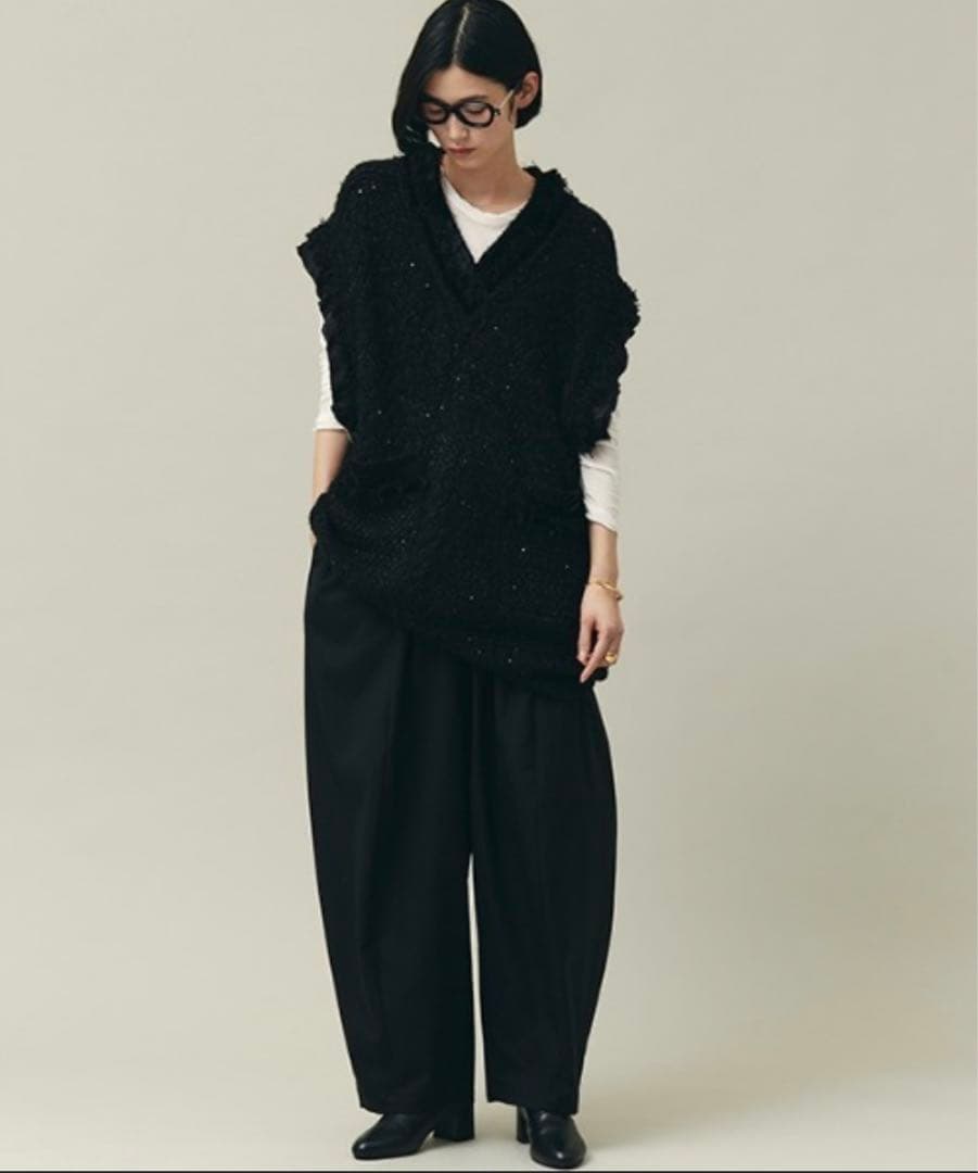 curensology エトワールニットツイードベスト 23FW ニット