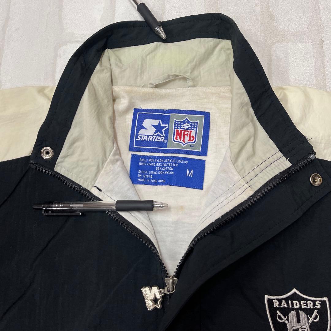 値下げ 90s レイダース RAIDERS スターター ロゴ 刺繍 ナイロンJK