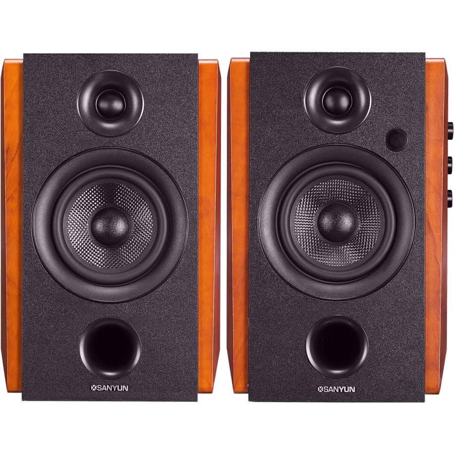 Sanyun SW228BT 80Wアクティブブックシェルフスピーカー