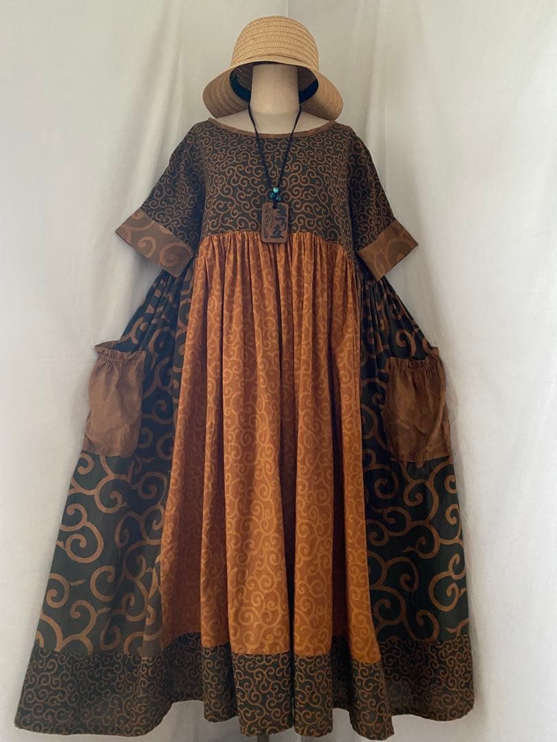 風呂敷みやこ染めワンピース