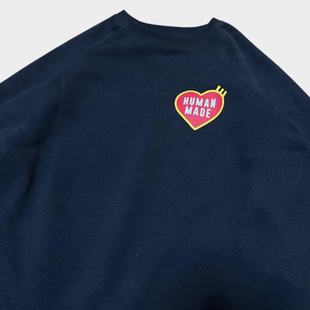 HUMAN MADE ハートロゴ スウェット Sweatshirt ブラック