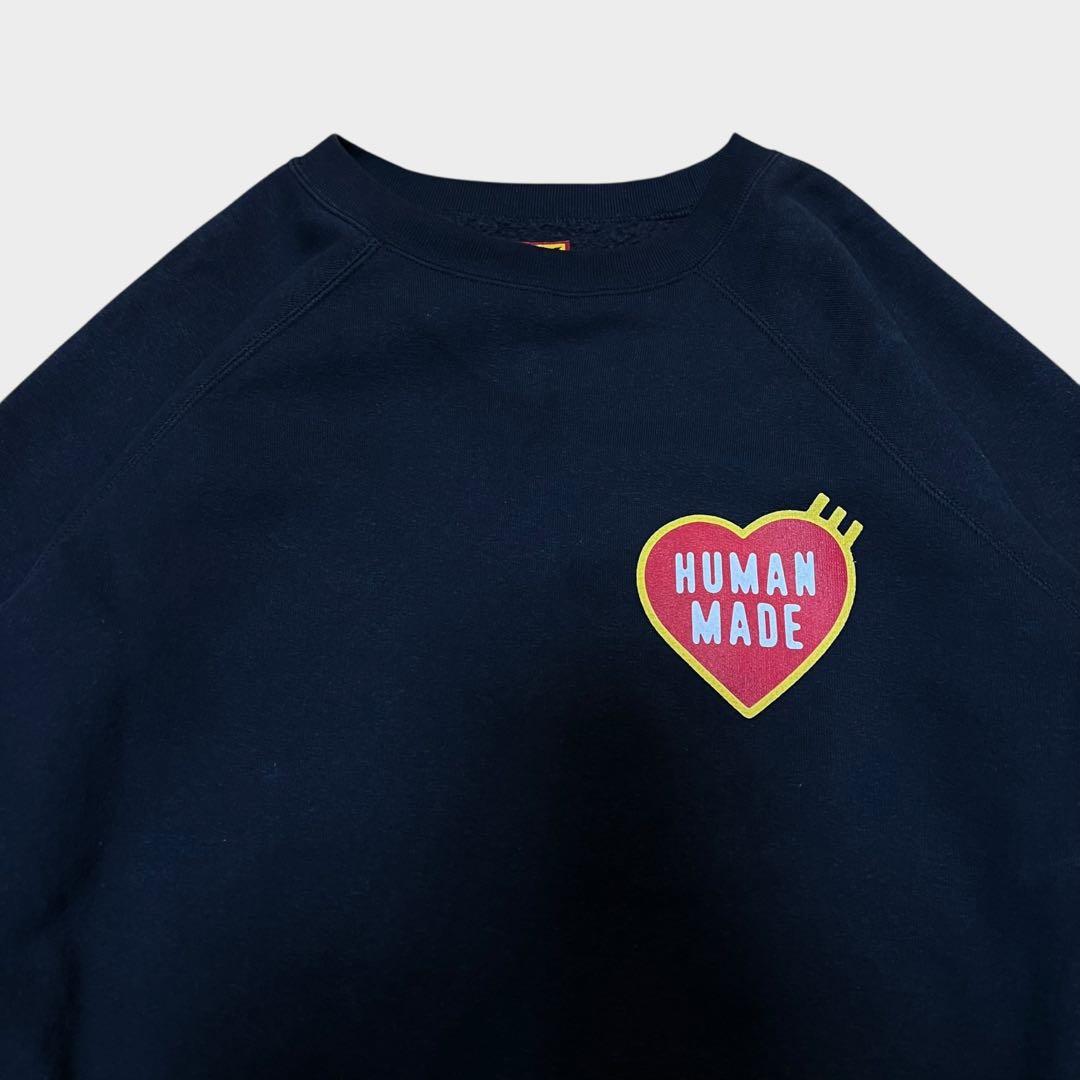 HUMAN MADE ハートロゴ スウェット Sweatshirt ブラック