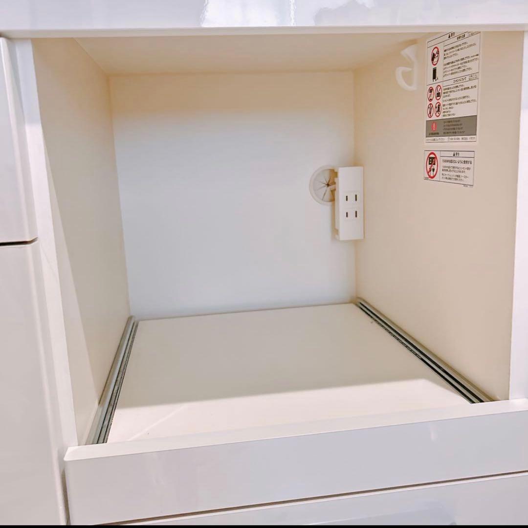 【※羽ママです】パモウナ 食器棚/キッチンボード 完成品（幅75cm）