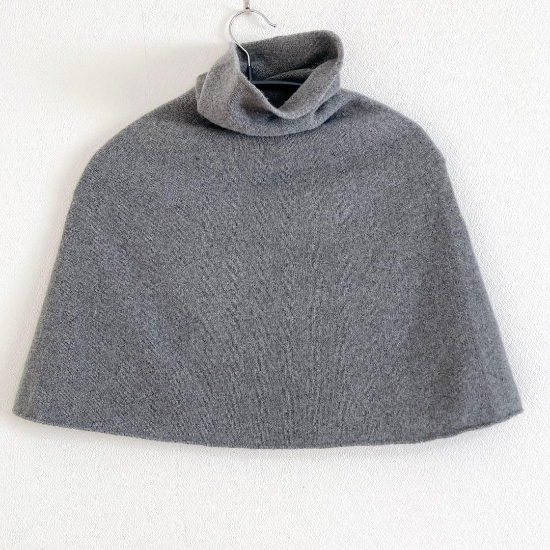 evam eva ウール　セーブル　タートル　ニット　スヌード　グレー