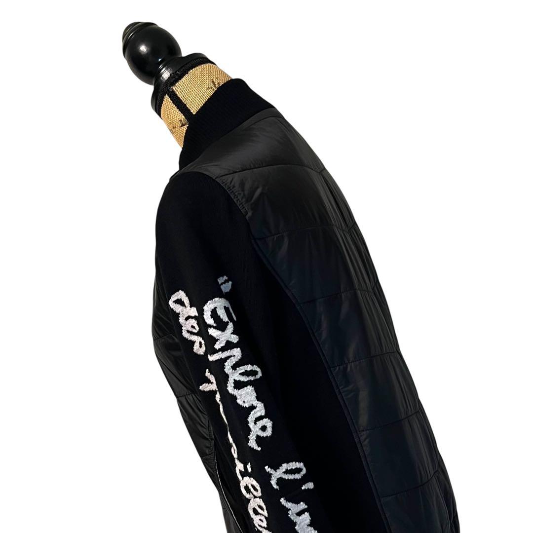 【40】CASTELBAJAC ニット切り替え 中綿ジャケット レディース