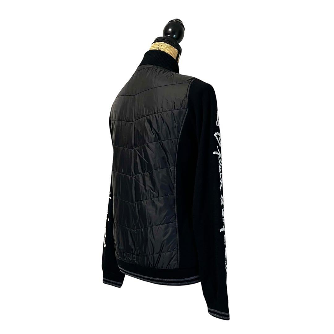 【40】CASTELBAJAC ニット切り替え 中綿ジャケット レディース