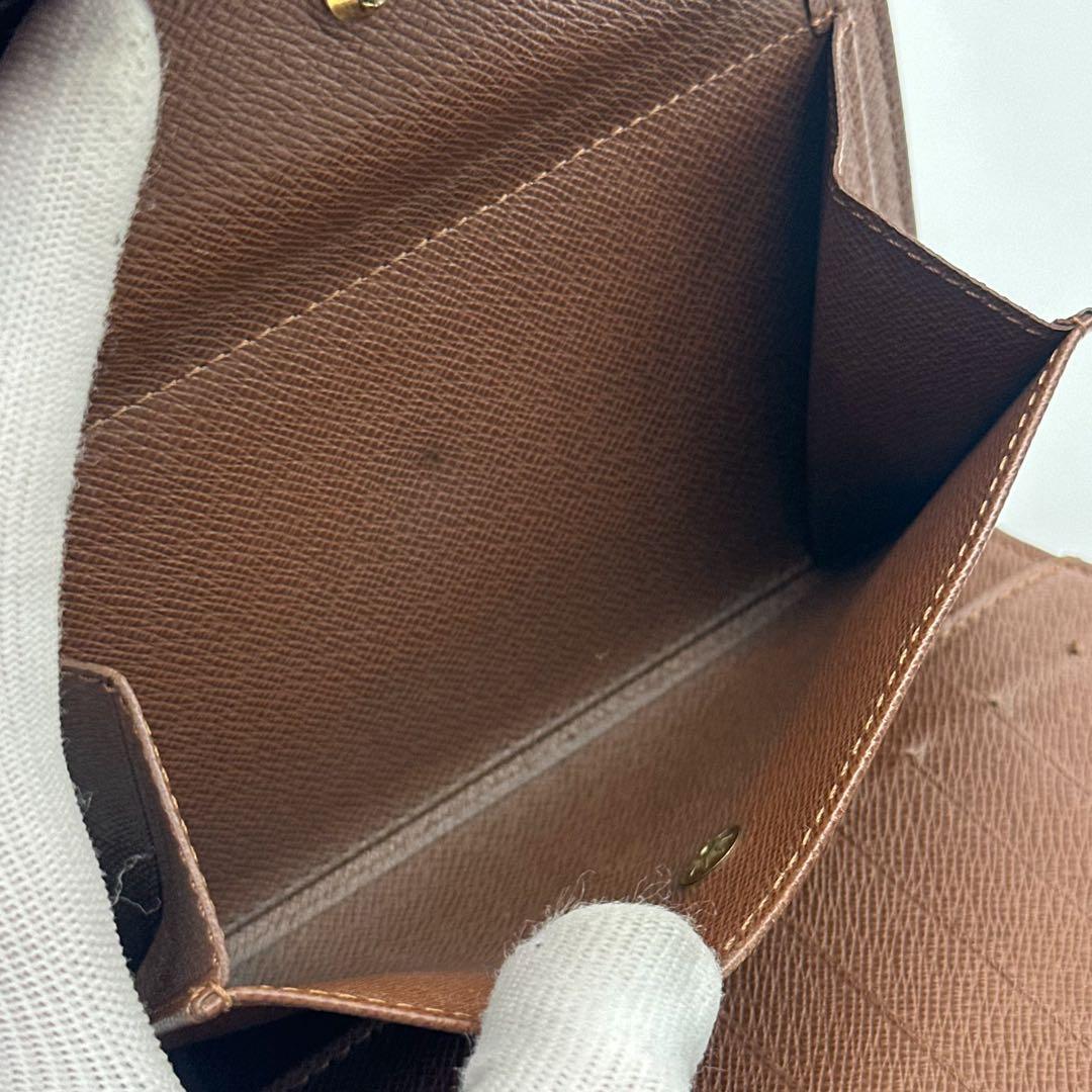 ルイヴィトン ポルトトレゾール エテュイ パピエ 三つ折り モノグラム 長財布