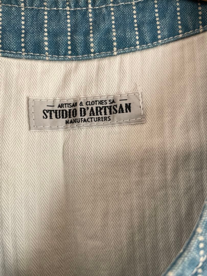 新品未使用　ステュディオダルチザン　ウォバッシュワークベスト　完売品