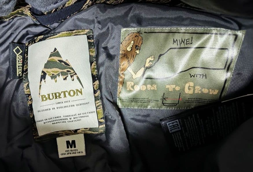 BURTON スノーボードパンツ M140 新品タグ付き GORE-TEX 黒