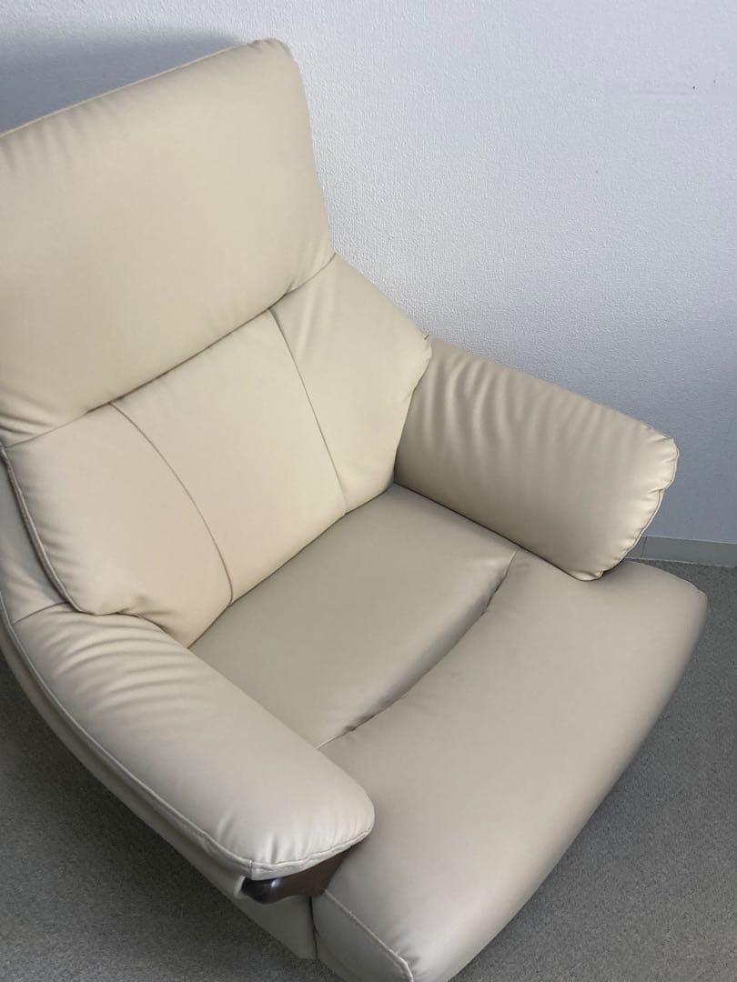 ニトリ 1人用ソファ(Nシールド コウテイ3) パーソナルチェア合皮タイプ