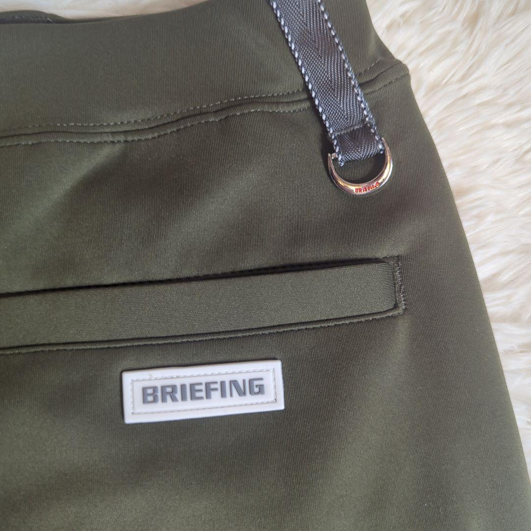 BRIEFING ゴルフ スカート カーキ 3Dロゴ 立体ロゴ S 近年モデル