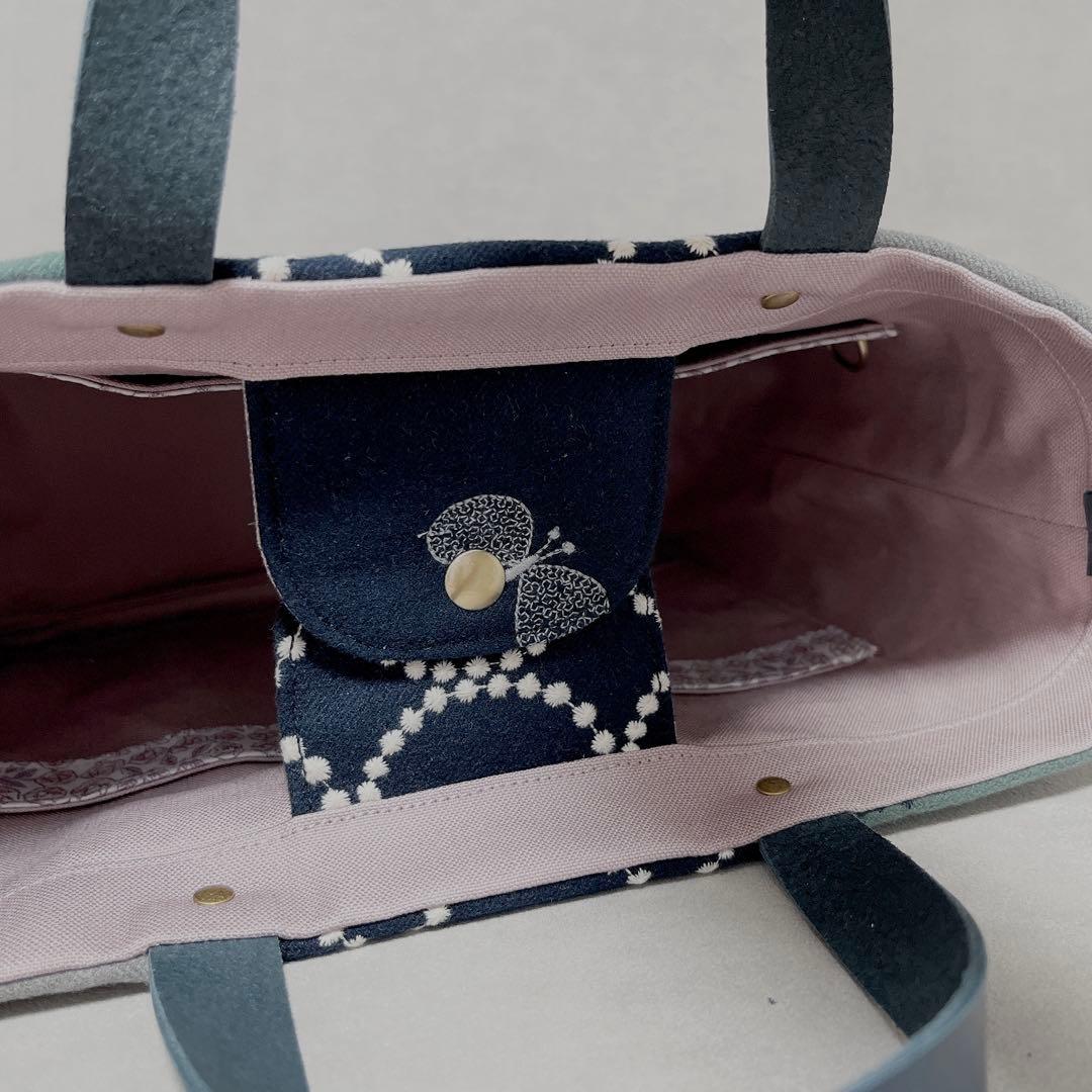 ハンドメイド　ミナペルホネン　dopのピーストート⑅︎◡̈︎* Mサイズ