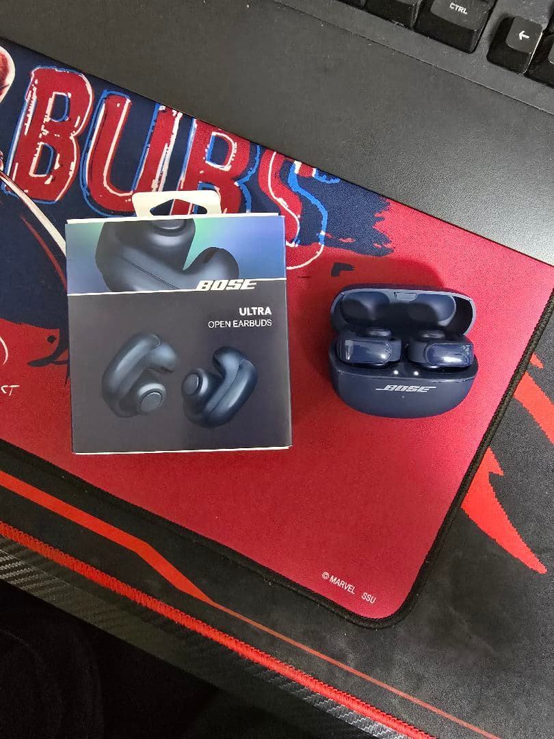 Bose Ultra Open Earbuds ネイビー 充電ケース付き