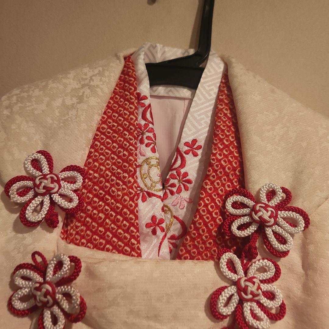 七五三 三歳 正絹 総絞り