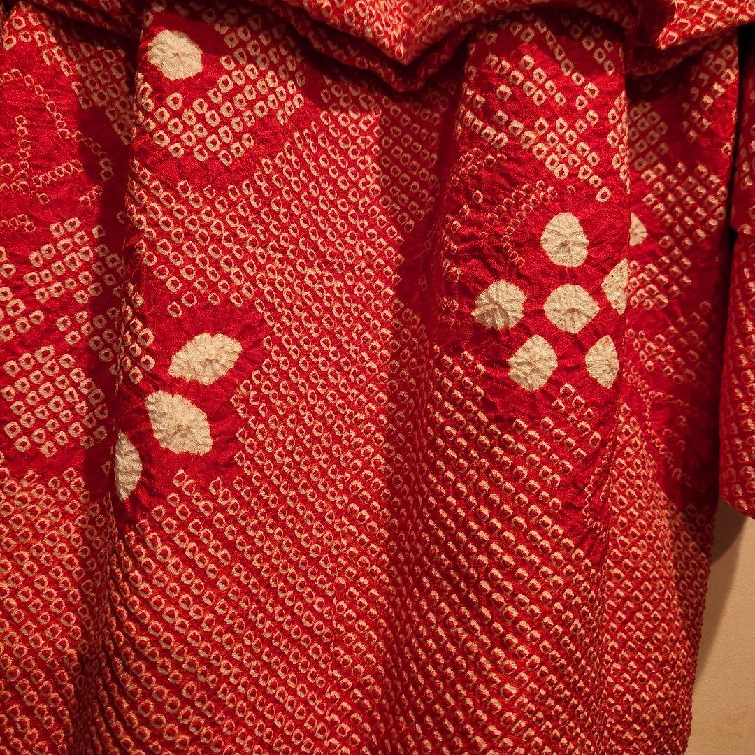 七五三 三歳 正絹 総絞り