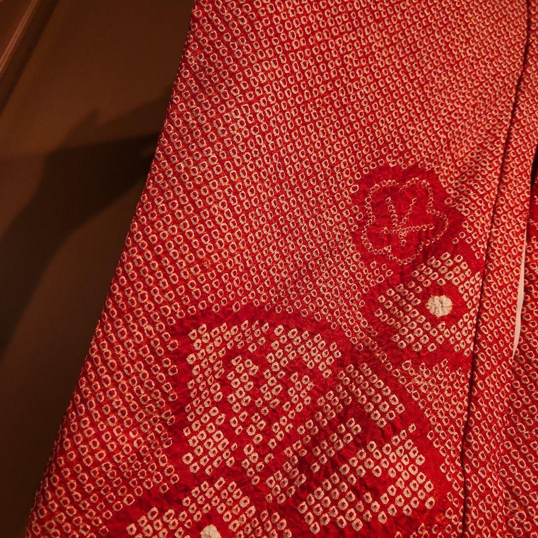 七五三 三歳 正絹 総絞り