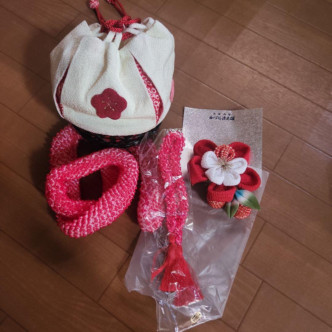 七五三 三歳 正絹 総絞り