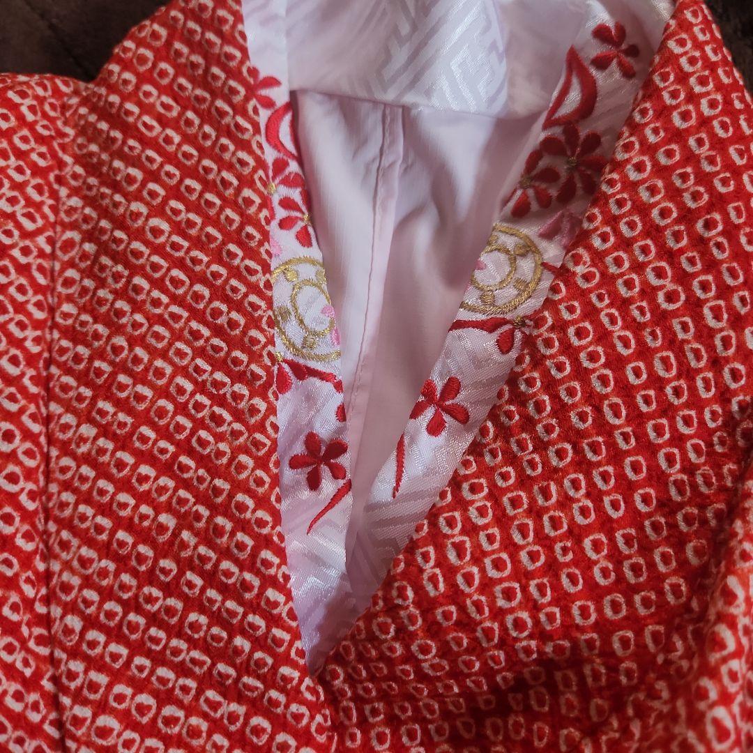 七五三 三歳 正絹 総絞り